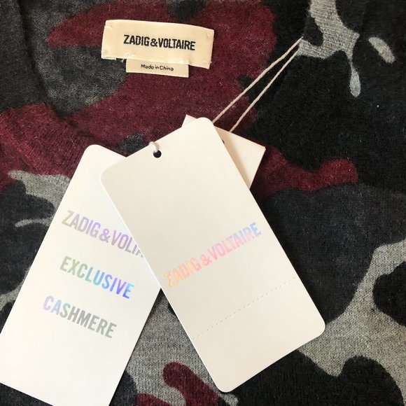 Kennedy Camo Print Cashmere Sweater for Men - Picture 6 of 8